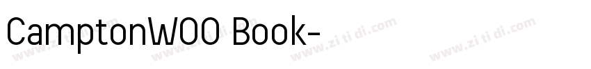 CamptonW00 Book字体转换 CamptonW00 Book字体转换
